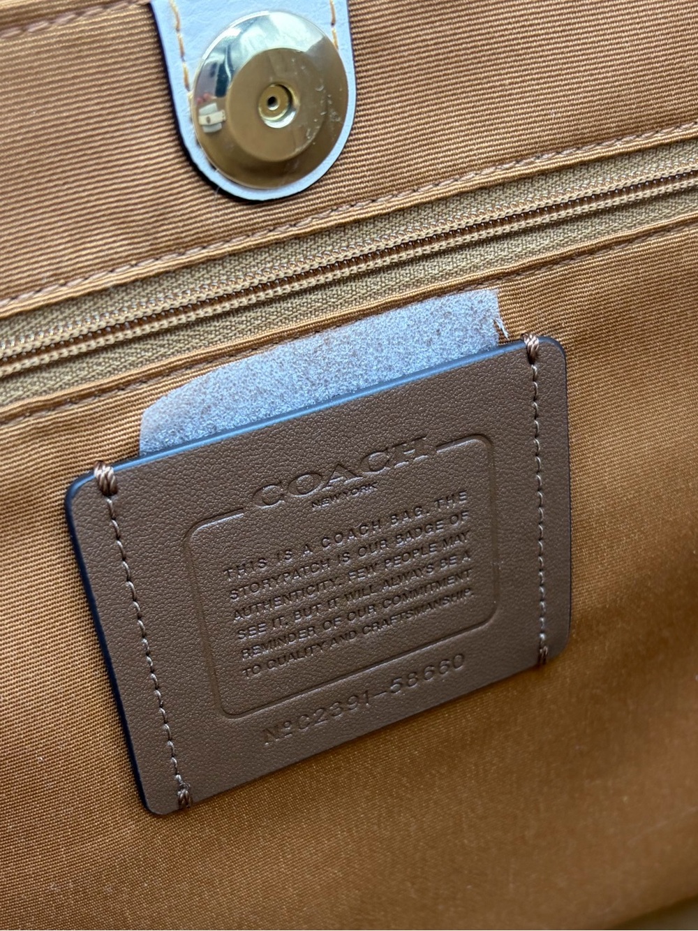 Coach Derby Tote Shoulder Bag - Picture 13 of 15